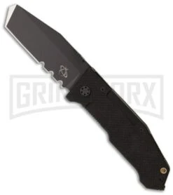 Mantis MT-7.2AS Folding Pry Knife Manual Folder - Black Serr