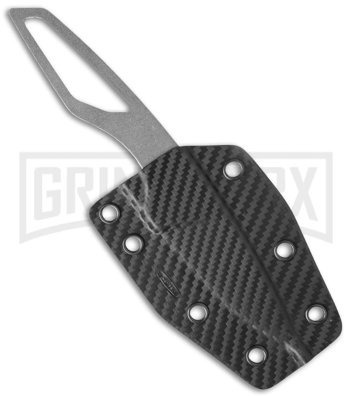 Mikov LIST Fixed Blade Neck Knife - Stonewash Plain - Image 2