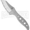 Nemesis Hellion Neck Knife Fixed Blade Knife - Satin Serr