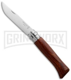Opinel Knives No. 8 Luxe Padouk Folding Knife - Stainless Steel