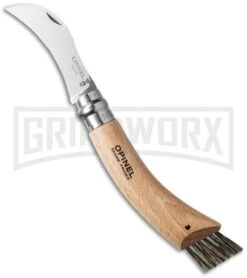Opinel Knives Mushroom Folding Knife - Stainless Steel Plain