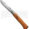 Opinel Knives No. 12 Beechwood Folding Knife - Carbon Steel