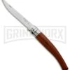 Opinel Knives Slim No. 10 Padouk Wood Folding Knife - Stainless Steel