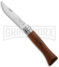 Opinel Knives No. 6 Walnut Folding Knife - Stainless Steel