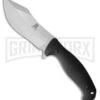 Rough Rider Butcher Black G-10 Fixed Blade Knife - Satin Plain