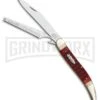 Rough Rider Fish Bone Red Jigged Bone Pocket Knife