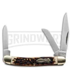 Uncle Henry JR Small Stockman Staglon Pocket Knife