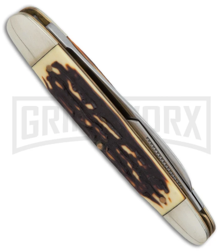 Schrade Uncle Henry Cigar Whittler Staglon Pocket Knife - Image 2