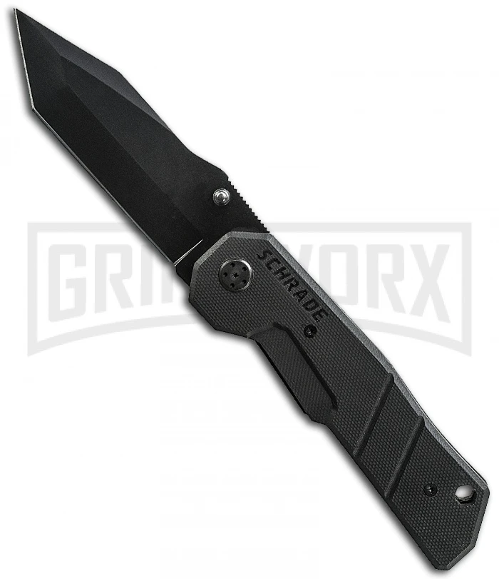 Schrade Tactical Tanto Folding Knife SCH103 (3.6" Plain)