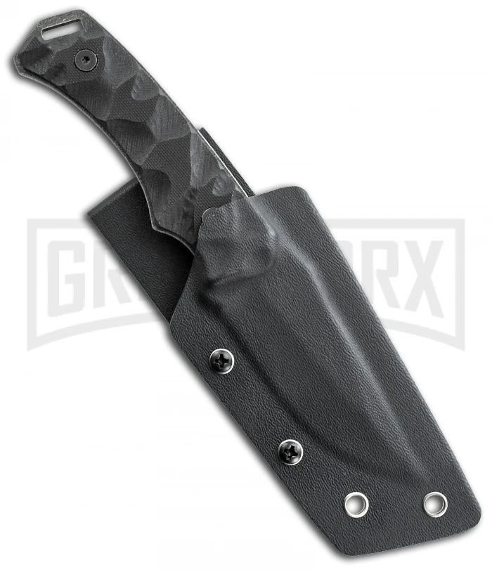 Schrade SCHF14 Fixed Blade Knife - Black Stonewash Plain - Image 2
