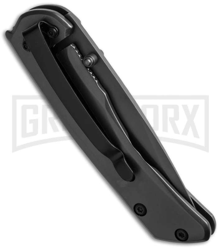 Schrade Titanium Coated Frame Lock Folding Knife - Gray Plain - Image 2