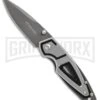 Schrade Layered Gunmetal Gray Folding Knife - Gray Plain