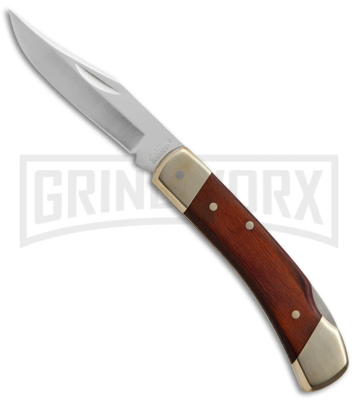 Schrade Uncle Henry Smokey Lockback Wood Pocket Knife