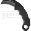 Schrade Karambit Black G-10 Folding Knife - Black Plain