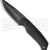 Schrade SCHF13SM Small Fixed Blade Neck Knife - Black Stonewash Plain