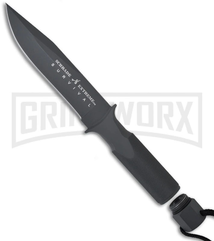 Schrade Extreme Survival SCHF2SM Fixed Blade Knife - Gray Plain - Image 2