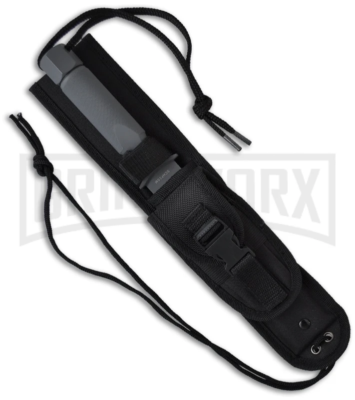 Schrade Extreme Survival SCHF2SM Fixed Blade Knife - Gray Plain - Image 3