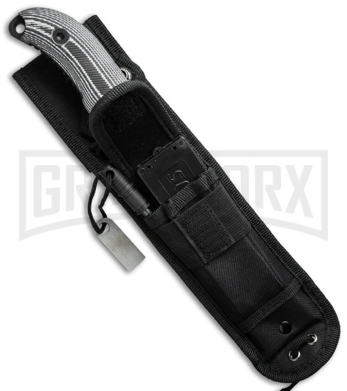 Schrade Extreme Survival SCHF36M Fixed Blade Knife Micarta - Black Plain - Image 2