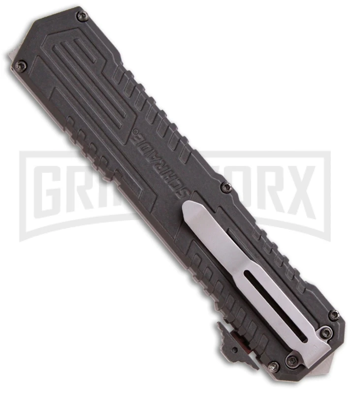 Schrade Viper SCHOTF3S OTF Assisted Opening Knife - Bead Blast Serr - Image 2