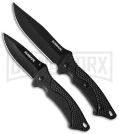 Schrade Fixed Blade/Folding Knife Gift Pack - Black