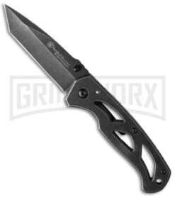 Smith & Wesson Extreme Ops CK404 Black Folding Knife - Tanto Black