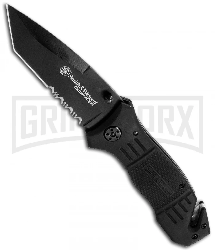 Smith & Wesson First Response SWFR2S Folding Knife - Black Serr