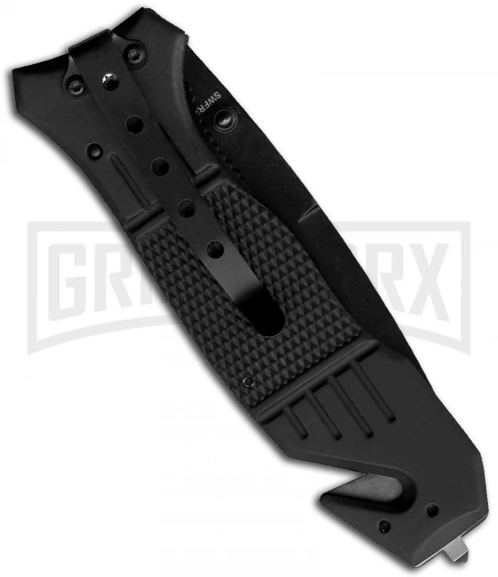 Smith & Wesson First Response SWFR2S Folding Knife - Black Serr - Image 2
