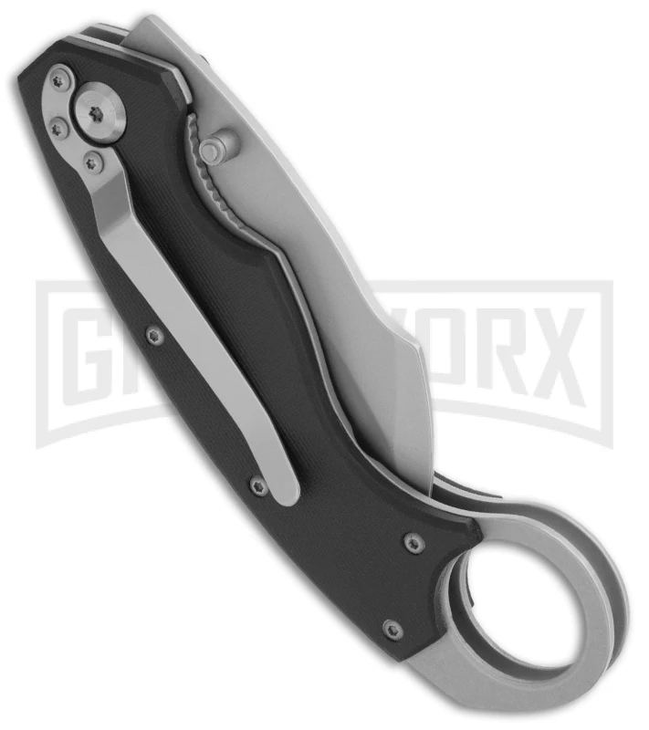 Smith & Wesson Extreme Ops CK33 Karambit Folding Knife - Bead Blast Plain - Image 2