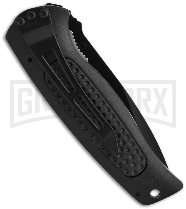 Smith & Wesson Mini SWAT Manual Folding Knife - Black Serr - Image 2