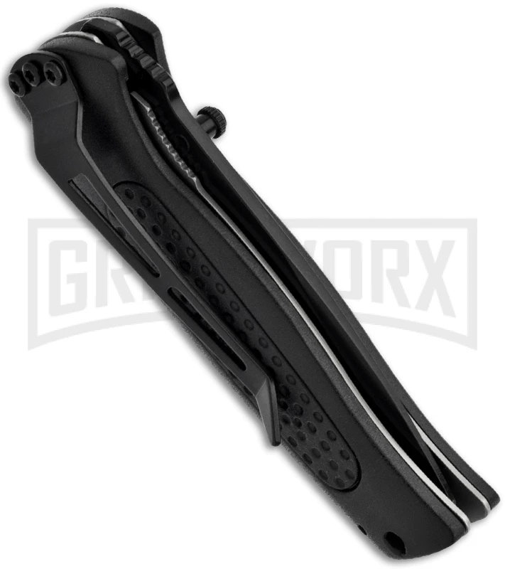 Smith & Wesson Mini SWAT Manual Folding Knife - Black Serr - Image 3