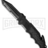 Smith & Wesson Border Guard SWBG2TS Folding Knife - Black Serr
