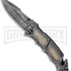 Smith & Wesson Border Guard SWBG7 Folding Knife - Black Stonewash