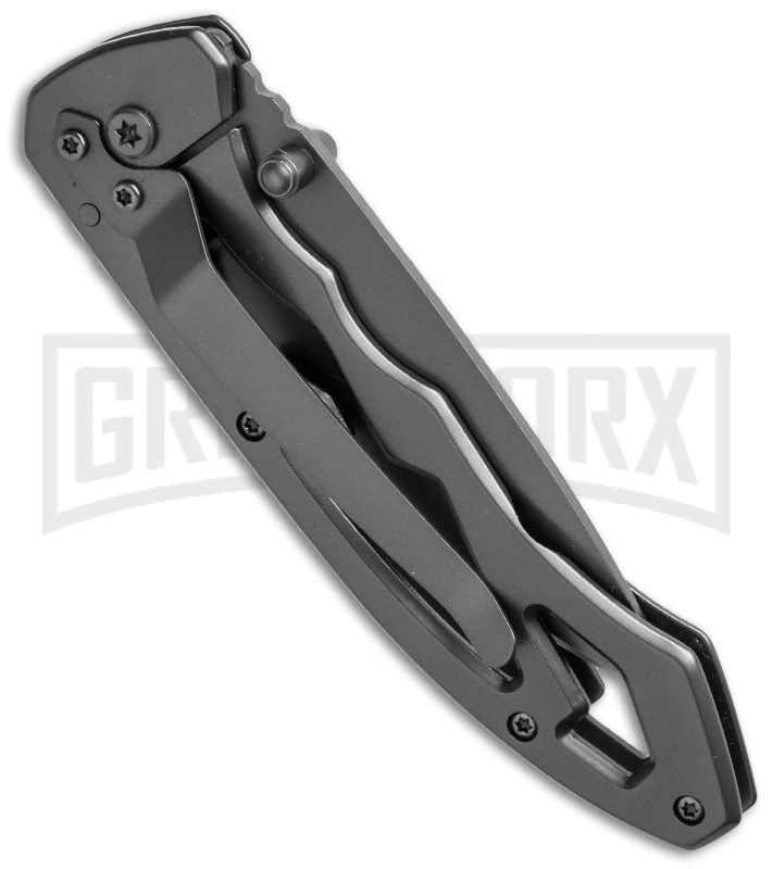 Smith & Wesson CK400L Gray Folding Knife - Gray Plain - Image 2