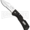 SOG Magnadot Folding Knife - Satin Serr
