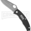 SOG SlipZilla Black Folding Knife - Gray Plain