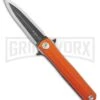 Stedemon HAN Folder Orange G-10 Liner Lock Knife - Two-Tone Plain