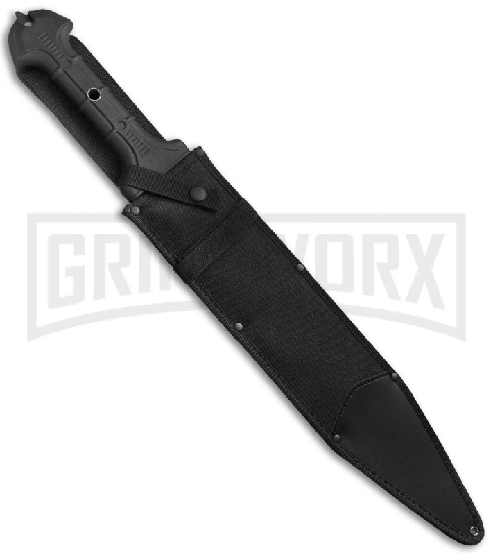 United Cutlery Black Combat Commander Gladiator Sword - Black Plain - Image 2