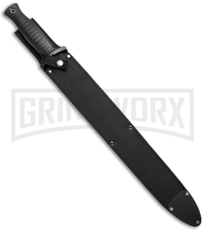 United Cutlery Combat Commander Jungle Toothpick Machete - Black Plain - Image 2
