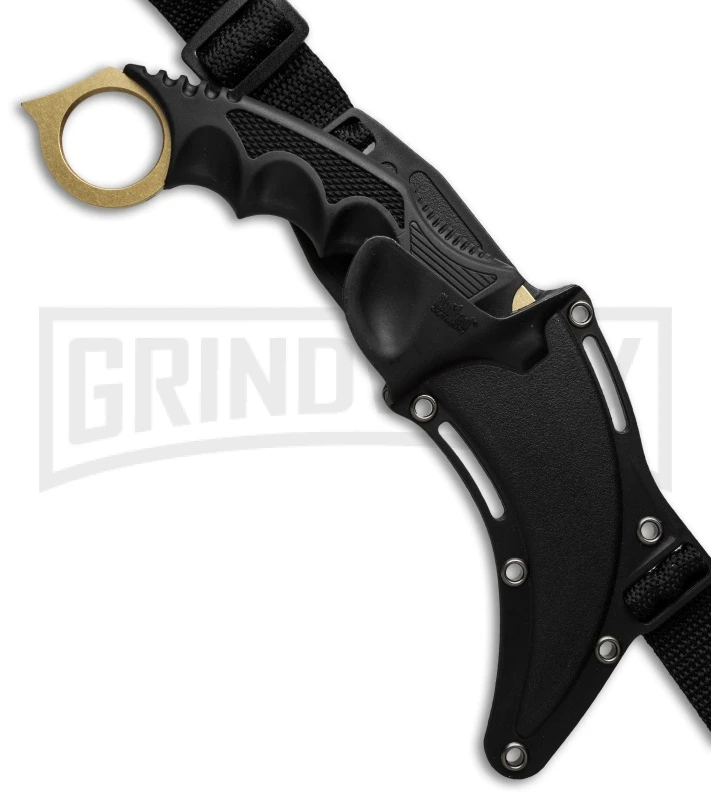 United Cutlery Honshu Ninja Karambit Knife - Gold Plain - Image 2