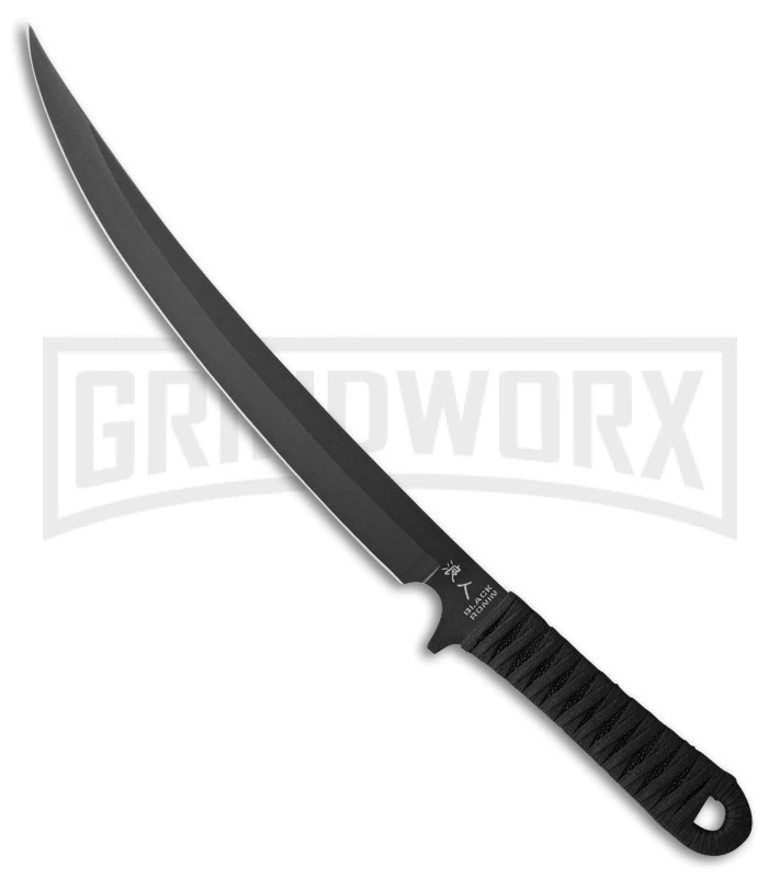 United Cutlery Ronin Combat Fixed Blade Knife - Black Plain